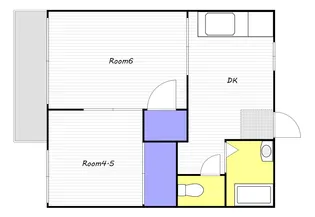 コーポハピネスA【1階】の間取り