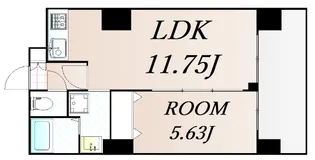 ノルデンタワー新大阪プレミアム【13階】の間取り