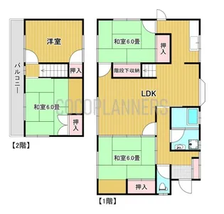 熊本県熊本市南区御幸笛田3【一戸建】の間取り