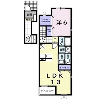 ブライトサンライズD【2階】の間取り