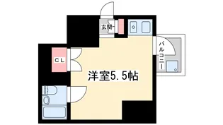 ユニーブル新大阪【7階】の間取り
