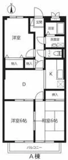サンビレッジ木更津 A棟【1階】の間取り