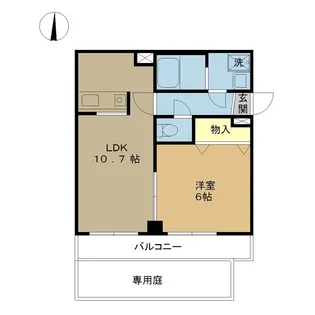 ソムニウム【1階】の間取り