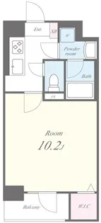 アビティ南大井I【1階】の間取り