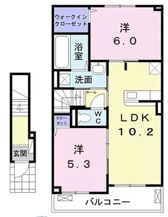 Etoile・K A【2階】の間取り