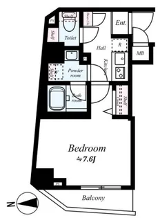 東京都練馬区豊玉中1【マンション】の間取り