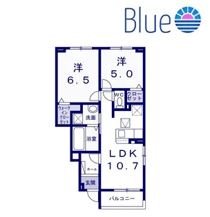 メゾン カルム【1階】の間取り