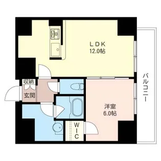 リアン川口【6階】の間取り