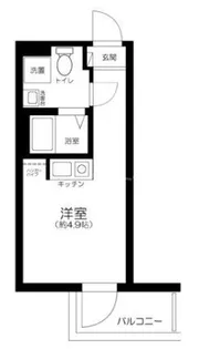 Kms coyo 西日暮里【4階】の間取り