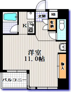 リーブル千種【5階】の間取り