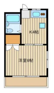 スカイハイツ【1階】の間取り
