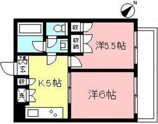 ラ・カーサ登戸【4階】の間取り