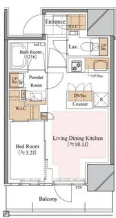 ブランシエスタ白山【11階】の間取り
