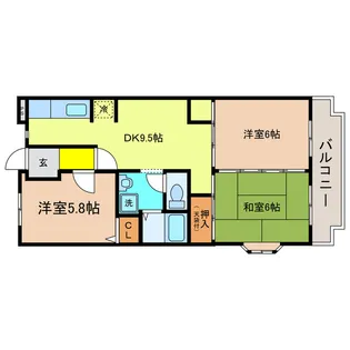 リヴェールJUNII【4階】の間取り