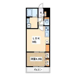 リブリ・淵野辺3【2階】の間取り