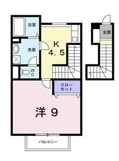 ジュネス ベル【2階】の間取り