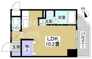 ソルトシティ浜松【7階】の間取り