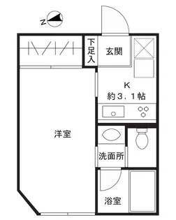 サウンドメゾン武蔵小杉【2階】の間取り