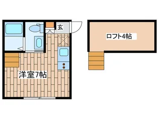カサ・ミラドール【1階】の間取り