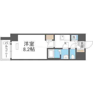 J.T.大阪West【3階】の間取り