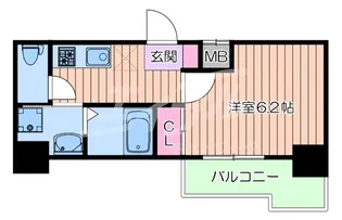 Dimus新大阪【14階】の間取り