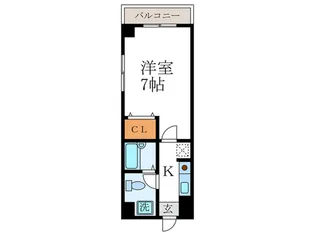 アネックス北白川【4階】の間取り