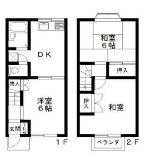 ハイツドリームII【2階】の間取り