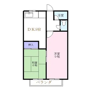 島田ハイツ【1階】の間取り