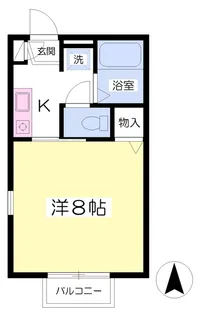 サートンハイツ【2階】の間取り