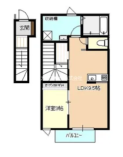 PETIT SOLEIL I【2階】の間取り