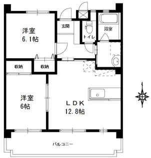 アリエスこころ【3階】の間取り