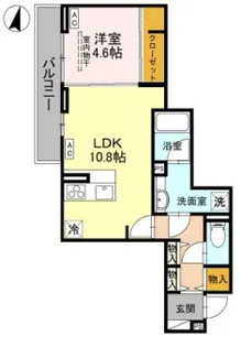 D-Sereno志木柏町【2階】の間取り