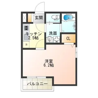 H-maison天王寺サウス【3階】の間取り