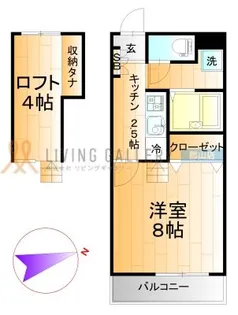 シャルマン【2階】の間取り