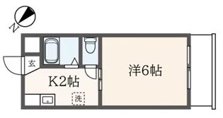 ハイツI【1階】の間取り