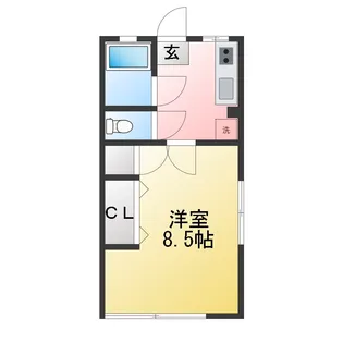 シティハイム高橋【1階】の間取り