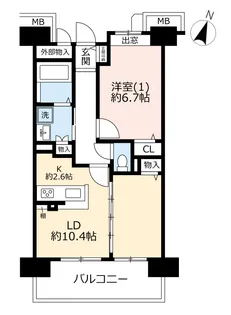 URコンフォール松原【3階】の間取り