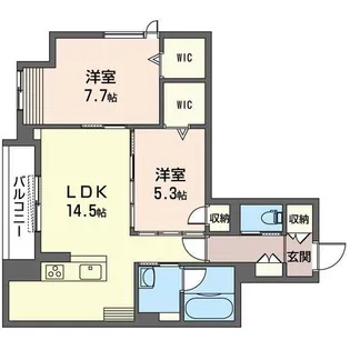 シャンドラ【2階】の間取り