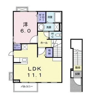 エテルノ トミーII【2階】の間取り