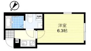 シアターハウス三園【2階】の間取り