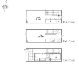 MOK-TERRACE TR-Ohanajaya【1階】の間取り