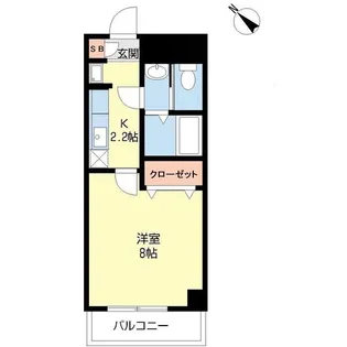 パルティール氷川台【3階】の間取り
