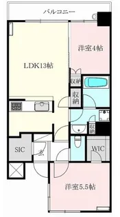 シティハウス草加【7階】の間取り