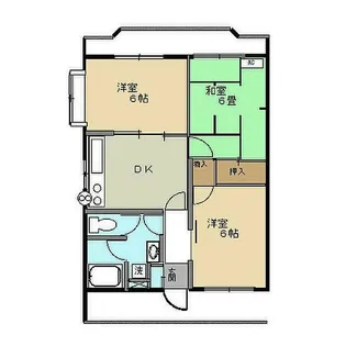 ロイヤルパレス羽村(ロイヤルパレスハムラ)【3階】の間取り