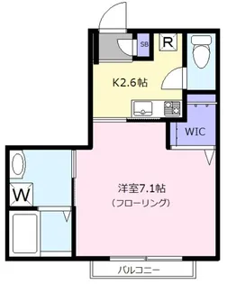 リーサ仙川【1階】の間取り
