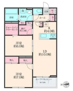 ソラーナII【3階】の間取り