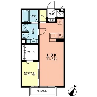 マルベリー【2階】の間取り