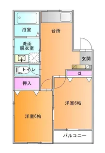 グリーンハウス大森【1階】の間取り