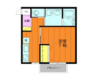 メゾンドエール【3階】の間取り