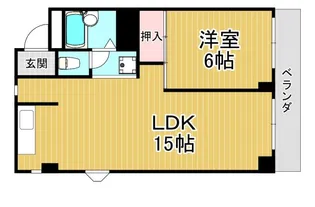 YMKマンション【4階】の間取り